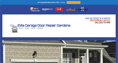 Desktop Screenshot of garagedoorrepairgardena.info